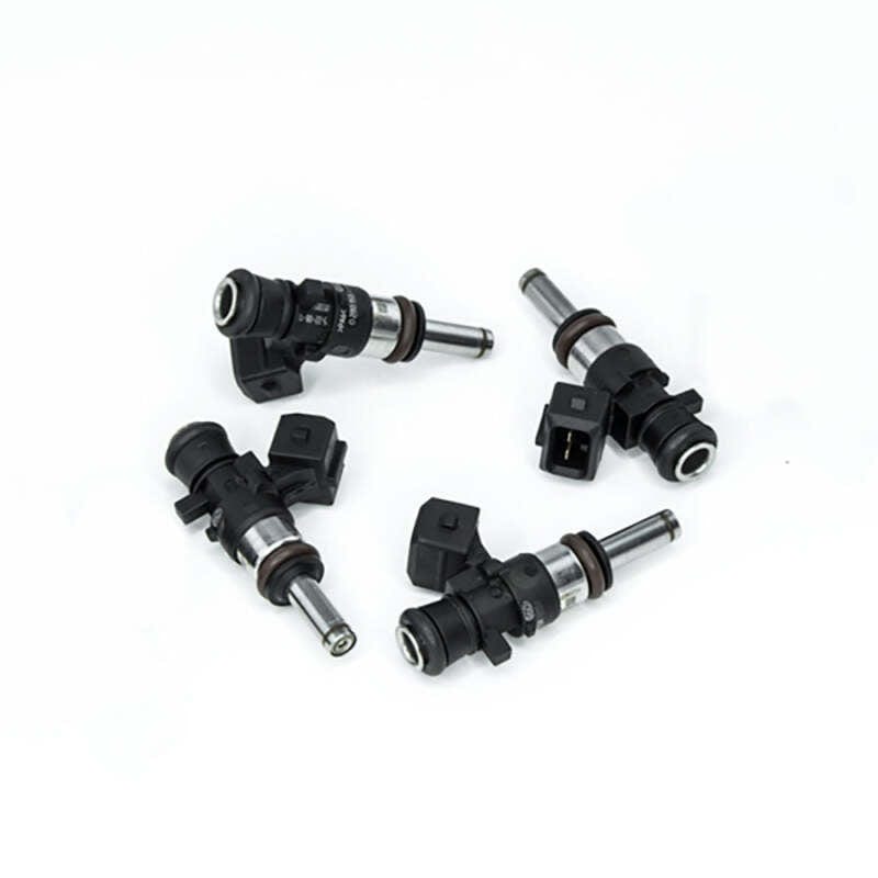 Kies-Motorsports DeatschWerks Deatschwerks Bosch EV14 Universal 40mm Compact Matched Set of 4 Injectors 500cc (Extended Nozzle) Main image