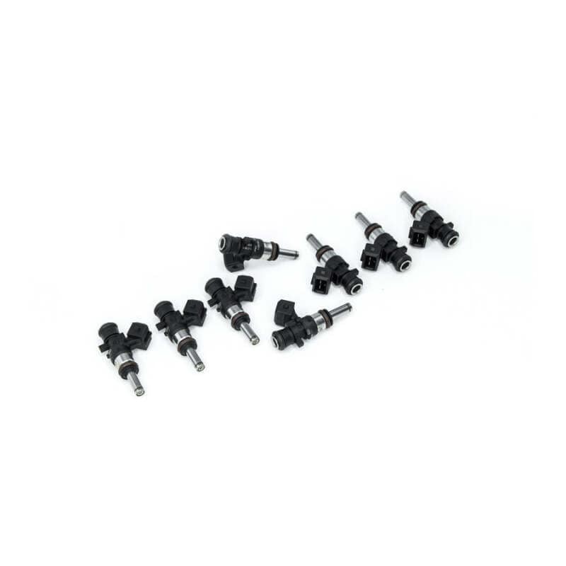 Kies-Motorsports DeatschWerks Deatschwerks Bosch EV14 Universal 40mm Compact Matched Set of 8 Injectors 750cc (Extended Nozzle) Main image
