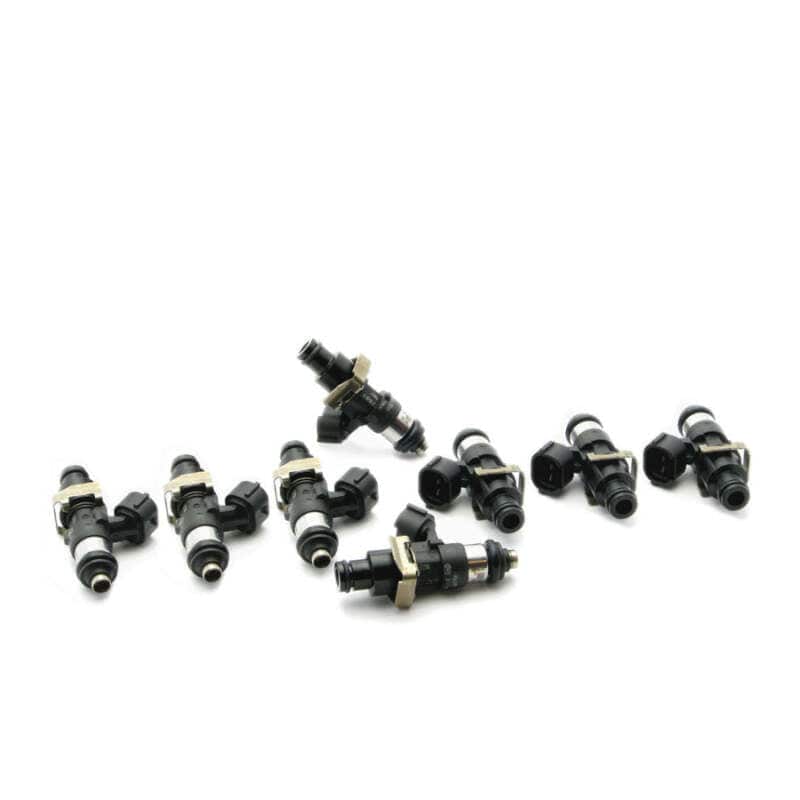Kies-Motorsports DeatschWerks DeatschWerks Bosch EV14 Universal 48mm/11mm Matched Set of 8 Injectors 2400cc/min Main image