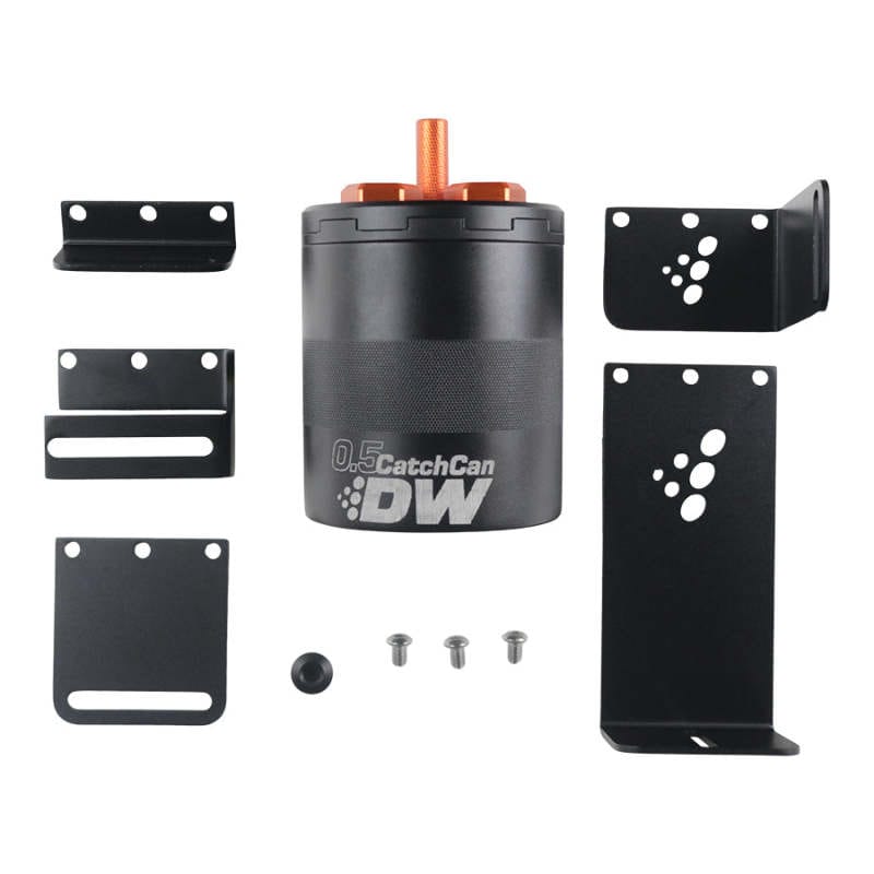 Kies-Motorsports DeatschWerks Deatschwerks Deatschwerks 0.5 Liter Street Oil Catch Can Assembly Main image