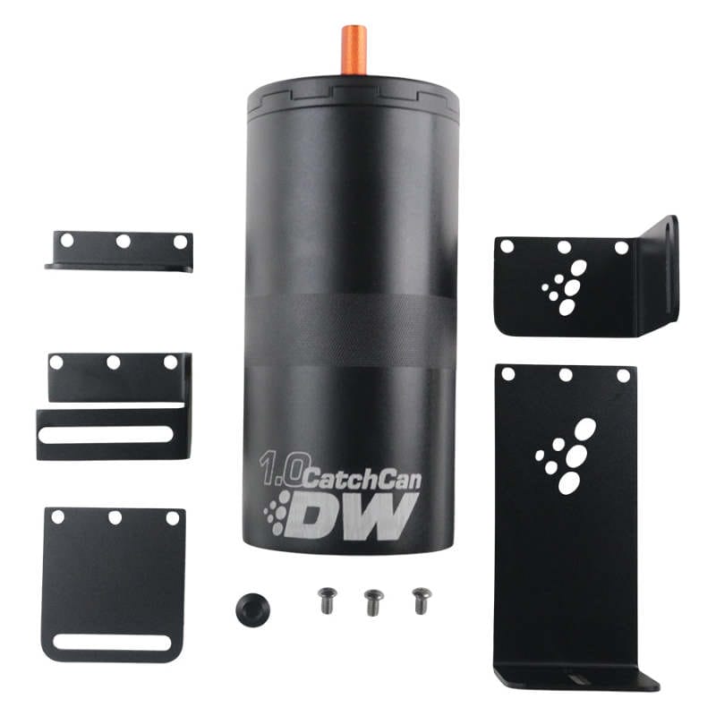 Kies-Motorsports DeatschWerks Deatschwerks Deatschwerks 1 Liter Motorsport Oil Catch Can Assembly Main image