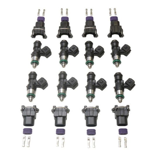 Kies-Motorsports DeatschWerks Deatschwerks Set of 8 1500cc/min For The Fitech Go EFI 8/Holley Super Sniper 1250/ Sniper Xflow 1375