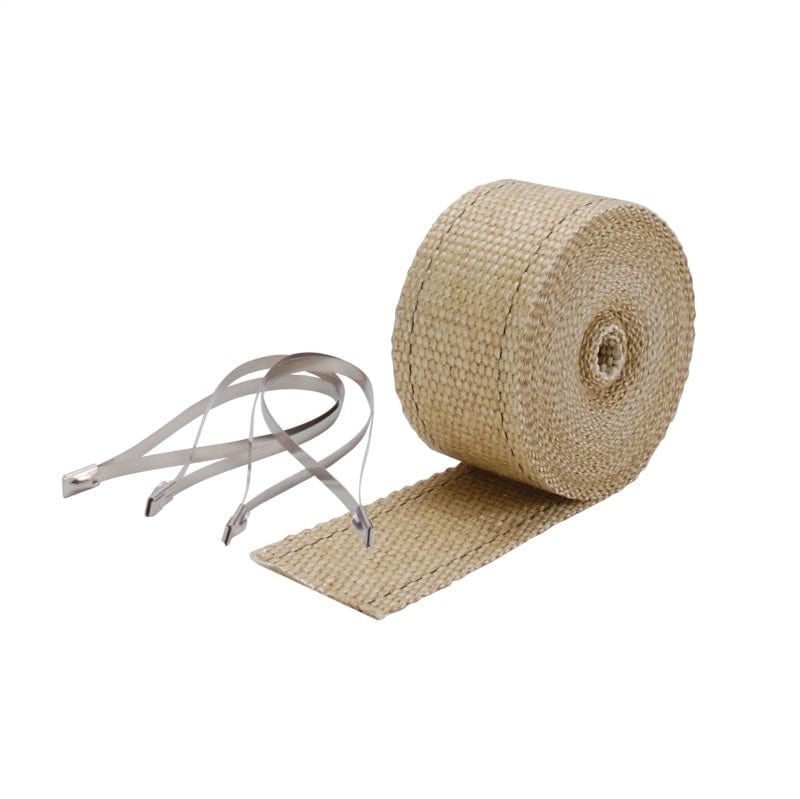 DEI Exhaust Wrap Kit - Pipe Wrap and Locking Tie - Tan Secondary image