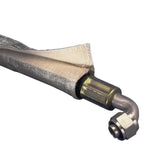 Kies-Motorsports DEI DEI Heat Shroud 1in I.D. x 3ft - Aluminized Sleeving - Hook and Loop Edge