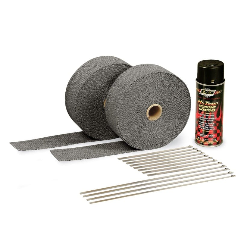 DEI Kit - Black Wrap & Black HT Silicone Coating (Aerosol) Secondary image