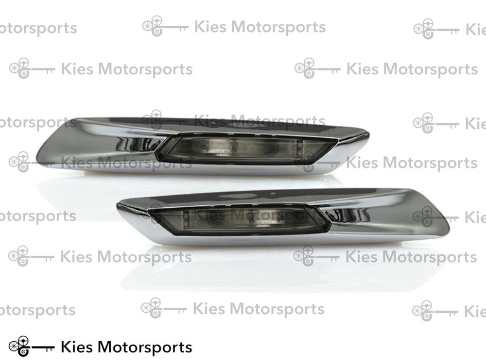 Kies-Motorsports DEPO (DISCONTINUED) 2011-2014 F10 BMW 5 Series DEPO LED Fender Side Markers Chrome