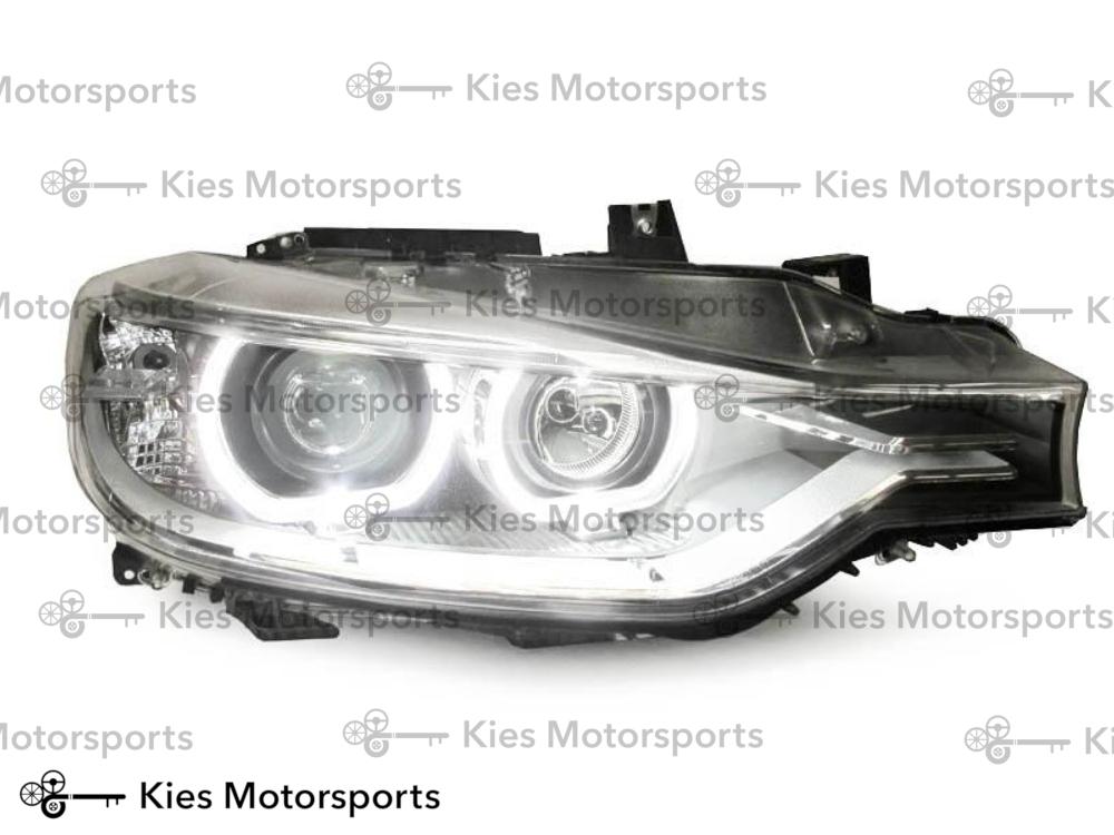 Kies-Motorsports DEPO (DISCONTINUED) DEPO 2012-2015 F30/F31 BMW 3 Series LED Angel Eyes Halo Rings Black Projector Style Headlights