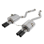 Kies-Motorsports Dinan Dinan 08-13 BMW M3 (E92/E93) Free Flow Axleback Exhaust System - Black Tips