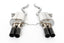 Kies-Motorsports Dinan Dinan 08-13 BMW M3 (E92/E93) Free Flow Axleback Exhaust System - Black Tips