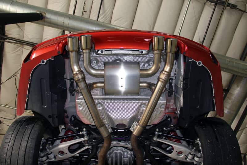 Kies-Motorsports Dinan Dinan 15-20 BMW M3/M4 (F80/F82/F83) Free Flow Axleback Exhaust System - Black Tips