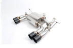 Kies-Motorsports Dinan Dinan 15-20 BMW M3/M4 (F80/F82/F83) Free Flow Axleback Exhaust System - Black Tips