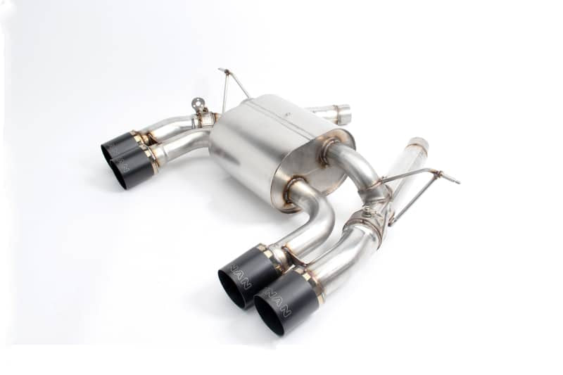 Kies-Motorsports Dinan Dinan 15-20 BMW M3/M4 (F80/F82/F83) Free Flow Axleback Exhaust System - Black Tips