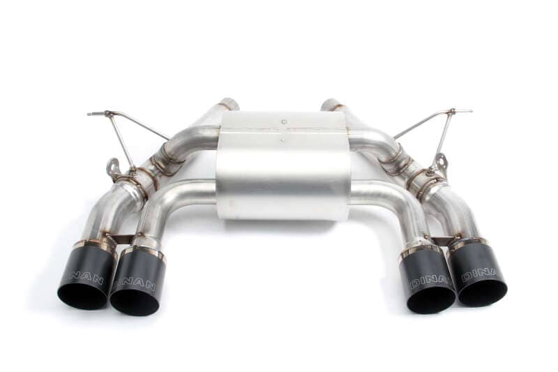 Kies-Motorsports Dinan Dinan 15-20 BMW M3/M4 (F80/F82/F83) Free Flow Axleback Exhaust System - Black Tips Main image