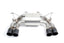 Kies-Motorsports Dinan Dinan 15-20 BMW M3/M4 (F80/F82/F83) Free Flow Axleback Exhaust System - Black Tips