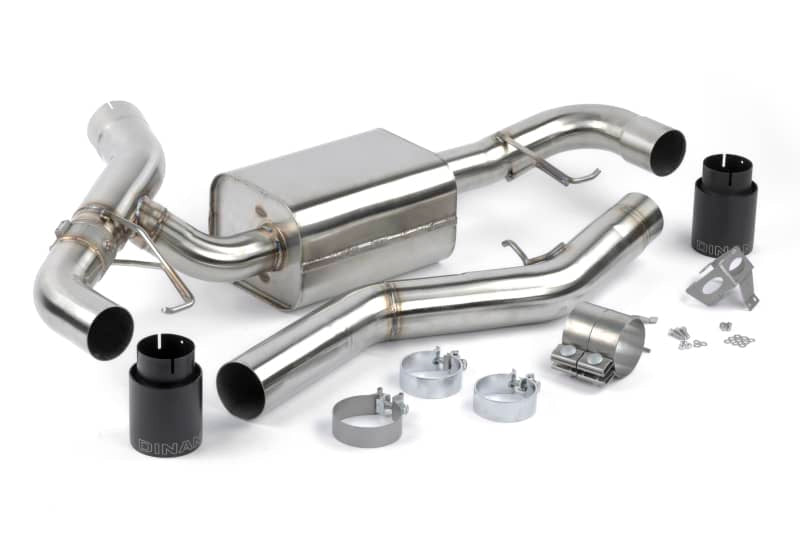 Kies-Motorsports Dinan Dinan 19-26 BMW 330i (G20)/21-26 BMW 430i (G22) Valved Axleback Exhaust System - Black Tips Main image