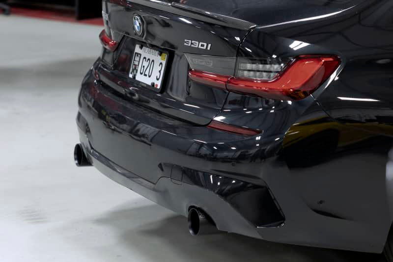 Kies-Motorsports Dinan Dinan 19-26 BMW 330i (G20)/21-26 BMW 430i (G22) Valved Axleback Exhaust System - Black Tips