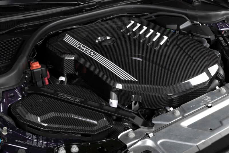 Kies-Motorsports Dinan Dinan 19-26 BMW B58D (G01/G02/G20/G22/G23/G26/G42) Gloss Carbon Fiber Engine Cover w/Matte Accents