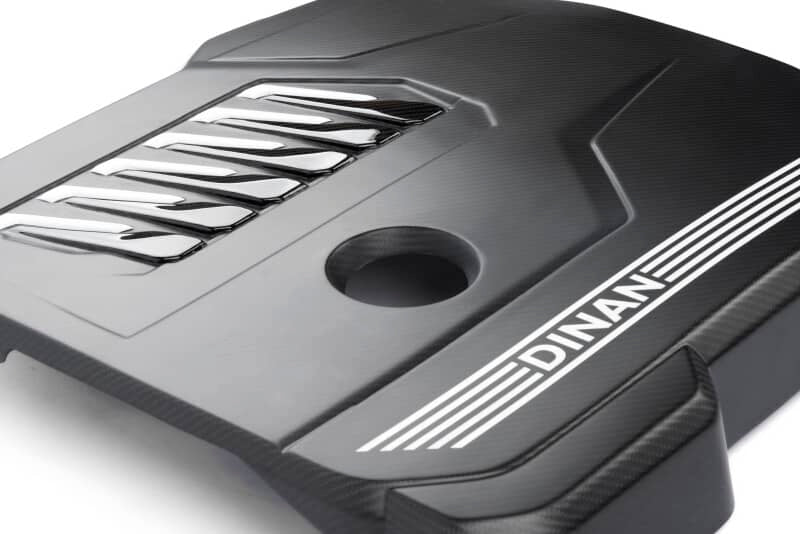 Kies-Motorsports Dinan Dinan 19-26 BMW B58D (G01/G02/G20/G22/G23/G26/G42) Matte Carbon Fiber Engine Cover w/Gloss Accents