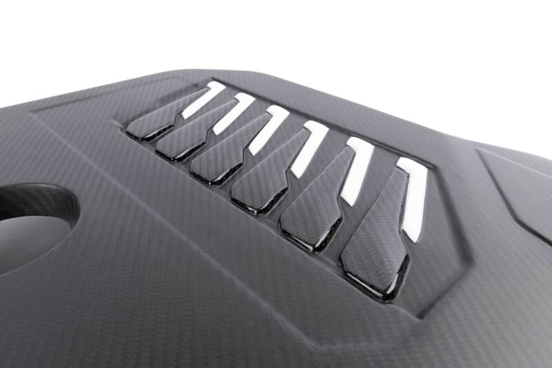 Kies-Motorsports Dinan Dinan 19-26 BMW B58D (G01/G02/G20/G22/G23/G26/G42) Matte Carbon Fiber Engine Cover w/Gloss Accents