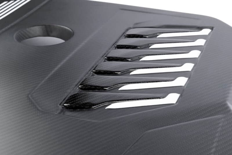 Kies-Motorsports Dinan Dinan 19-26 BMW B58D (G01/G02/G20/G22/G23/G26/G42) Matte Carbon Fiber Engine Cover w/Gloss Accents