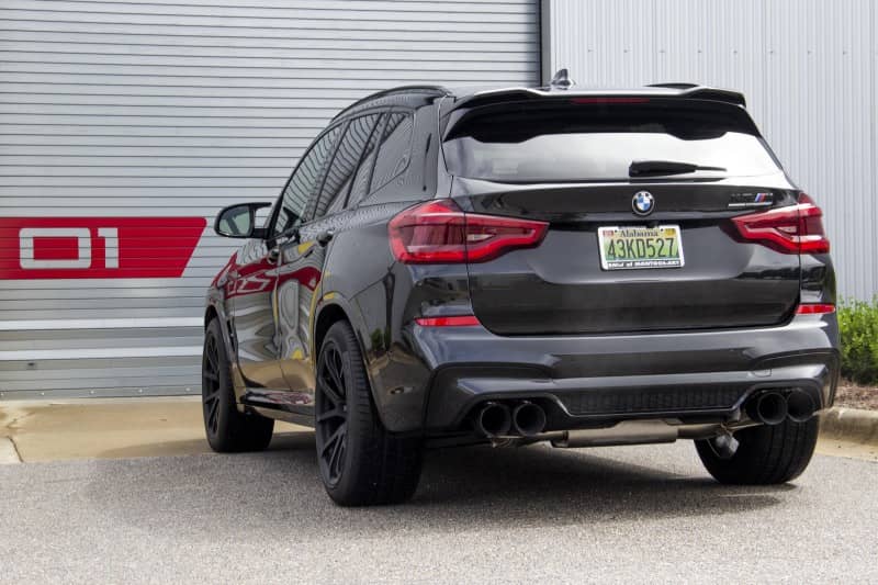 Dinan 20-25 BMW X3 M/X4 M (F97/F98) Free Flow Axleback Exhaust System - Black Tips Secondary image