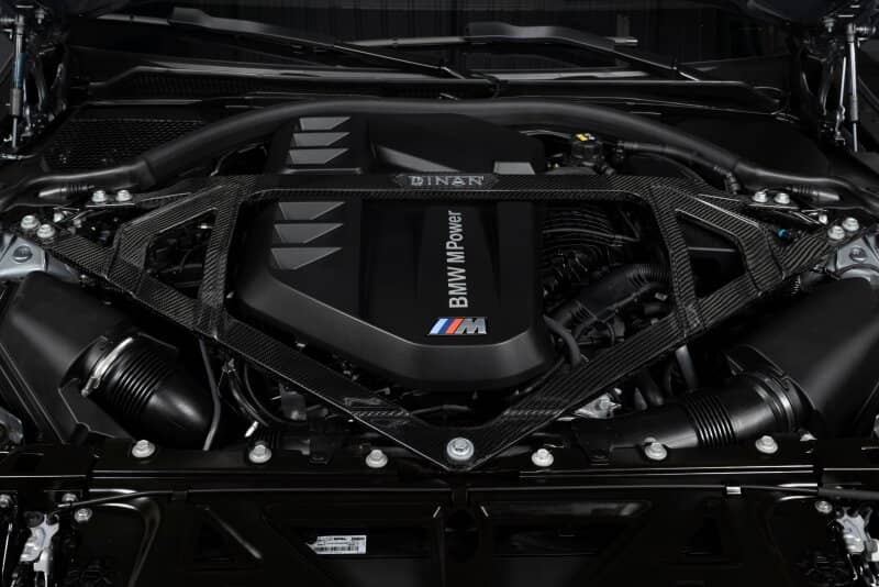 Kies-Motorsports Dinan Dinan 21-27 BMW M2/M3/M4 (G80/G82/G83/G87) Gloss Carbon Fiber Strut Tower Brace - Front