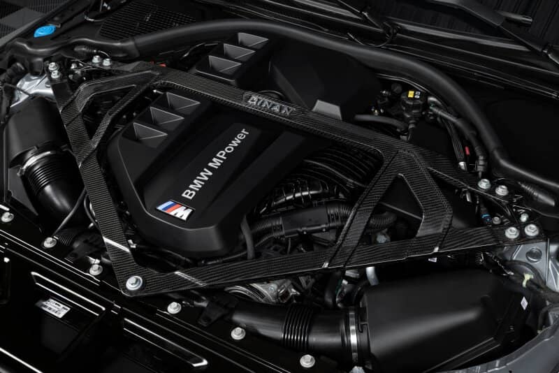 Kies-Motorsports Dinan Dinan 21-27 BMW M2/M3/M4 (G80/G82/G83/G87) Gloss Carbon Fiber Strut Tower Brace - Front