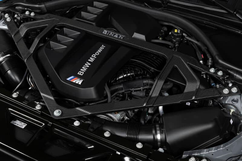 Kies-Motorsports Dinan Dinan 21-27 BMW M2/M3/M4 (G80/G82/G83/G87) Matte Carbon Fiber Strut Tower Brace - Front