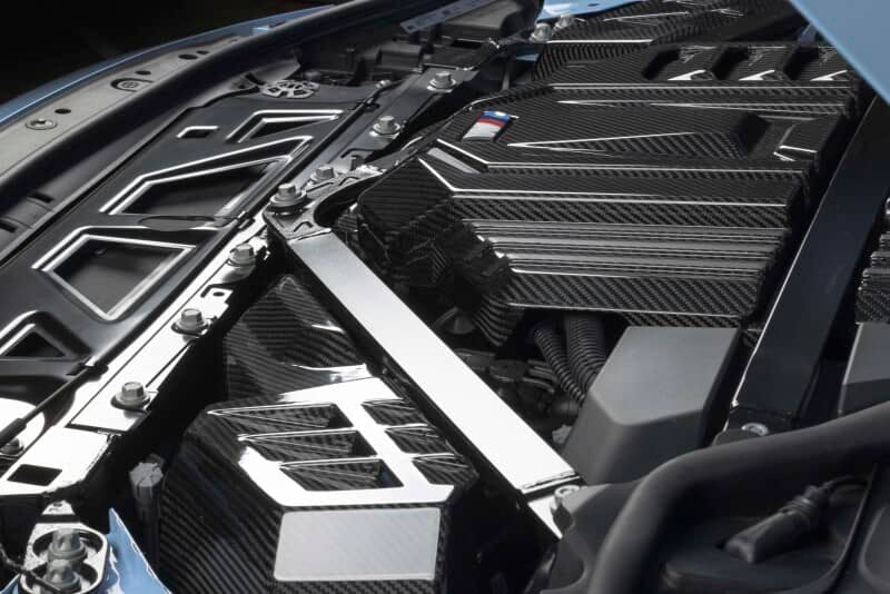 Kies-Motorsports Dinan Dinan 21-27 BMW M2/M3/M4 (G80/G82/G87) Gloss Carbon Fiber Engine Cover w/Matte Accents
