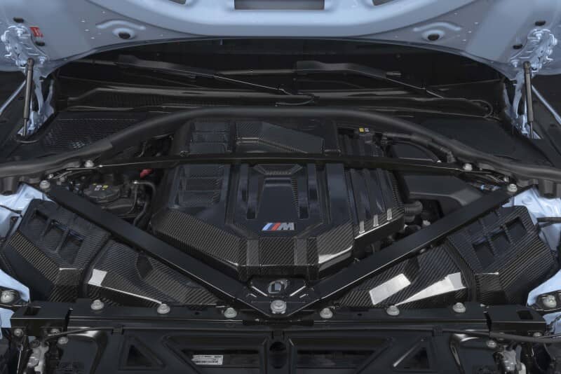Kies-Motorsports Dinan Dinan 21-27 BMW M2/M3/M4 (G80/G82/G87) Gloss Carbon Fiber Engine Cover w/Matte Accents