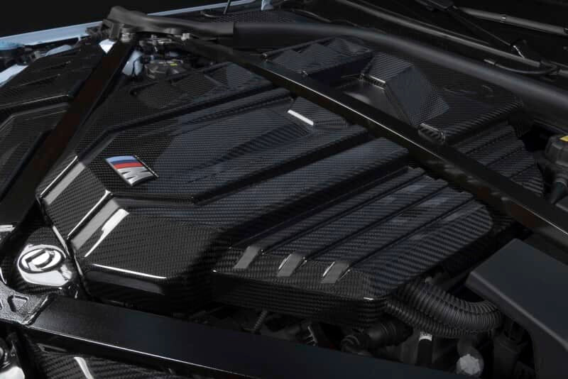 Kies-Motorsports Dinan Dinan 21-27 BMW M2/M3/M4 (G80/G82/G87) Gloss Carbon Fiber Engine Cover w/Matte Accents