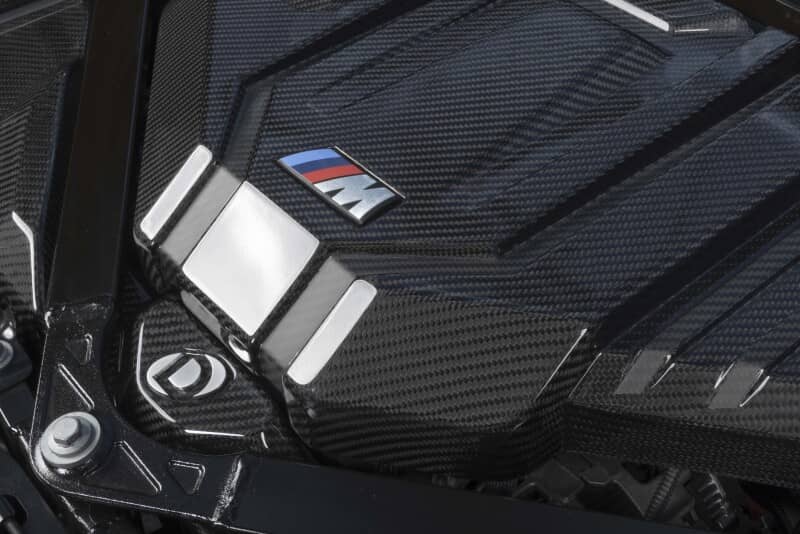 Kies-Motorsports Dinan Dinan 21-27 BMW M2/M3/M4 (G80/G82/G87) Gloss Carbon Fiber Engine Cover w/Matte Accents