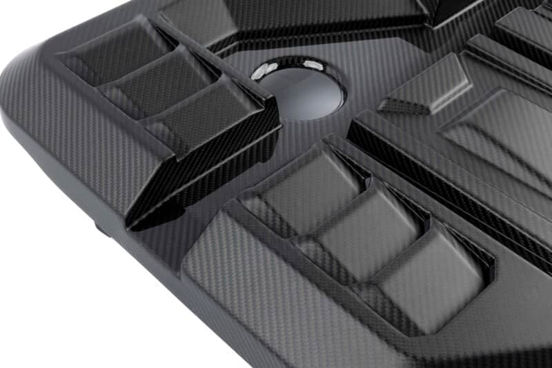 Kies-Motorsports Dinan Dinan 21-27 BMW M2/M3/M4 (G80/G82/G87) Matte Carbon Fiber Engine Cover w/Gloss Accents