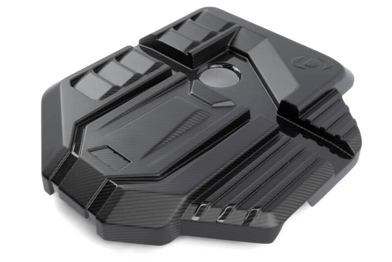 Kies-Motorsports Dinan Dinan 21-27 BMW M2/M3/M4 (G80/G82/G87) Matte Carbon Fiber Engine Cover w/Gloss Accents