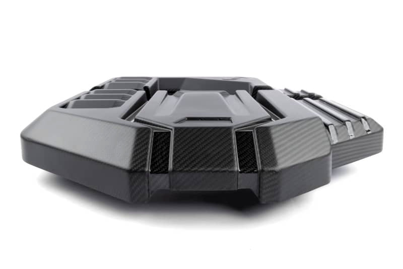 Dinan 21-27 BMW M2/M3/M4 (G80/G82/G87) Matte Carbon Fiber Engine Cover w/Gloss Accents Secondary image