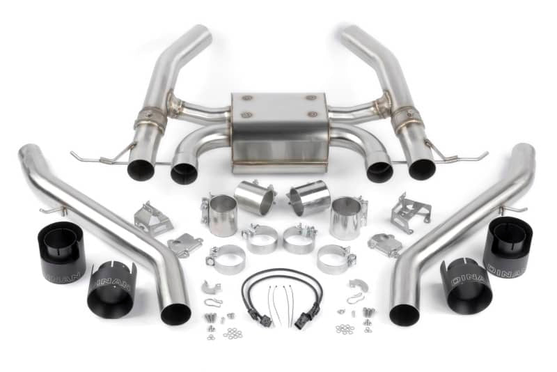Kies-Motorsports Dinan Dinan 21-27 BMW M3/M4 (G80/G82/G83) Valved Axleback Exhaust System - Black Tips Main image