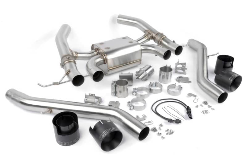 Kies-Motorsports Dinan Dinan 21-27 BMW M3/M4 (G80/G82/G83) Valved Axleback Exhaust System - Black Tips