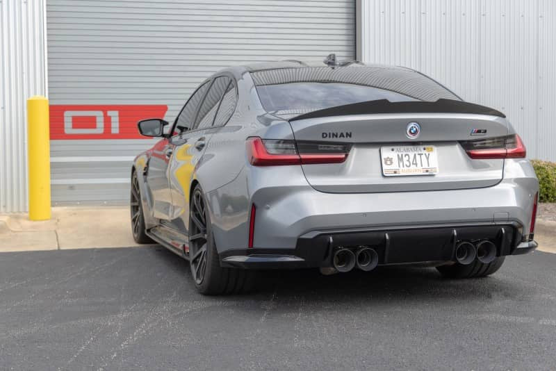 Kies-Motorsports Dinan Dinan 21-27 BMW M3/M4 (G80/G82/G83) Valved Axleback Exhaust System - Black Tips