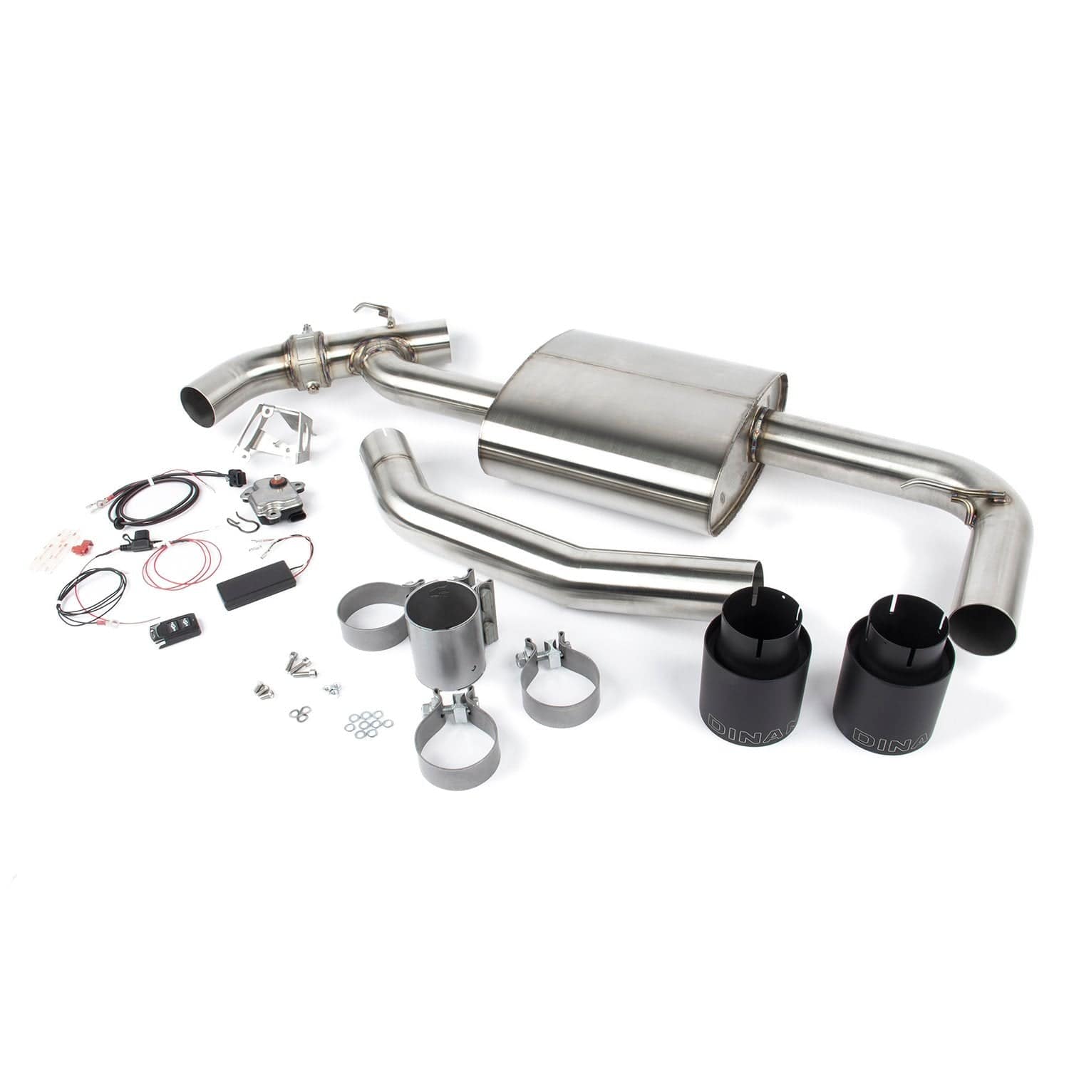 Kies-Motorsports Dinan DINAN VALVED AXLE-BACK EXHAUST - 2017-2024 MINI COUNTRYMAN S / CLUBMAN S Main image