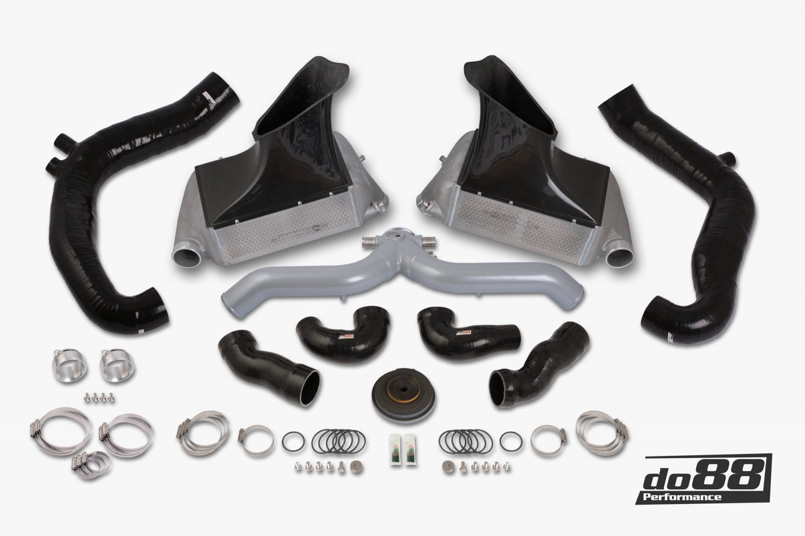 Kies-Motorsports Do88 Do88 BigPack Porsche 911 Turbo (997.2) Silver Pipe, with inlets Main image
