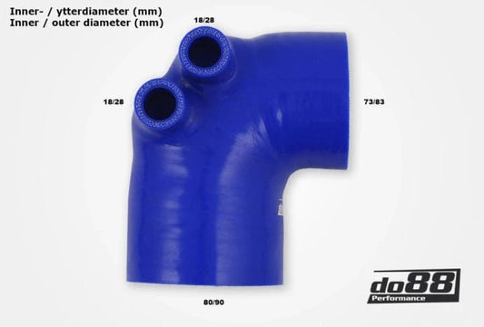 Kies-Motorsports do88 do88 BMW 325 328 M3 E36 1990-1999 Throttle body hose Blue