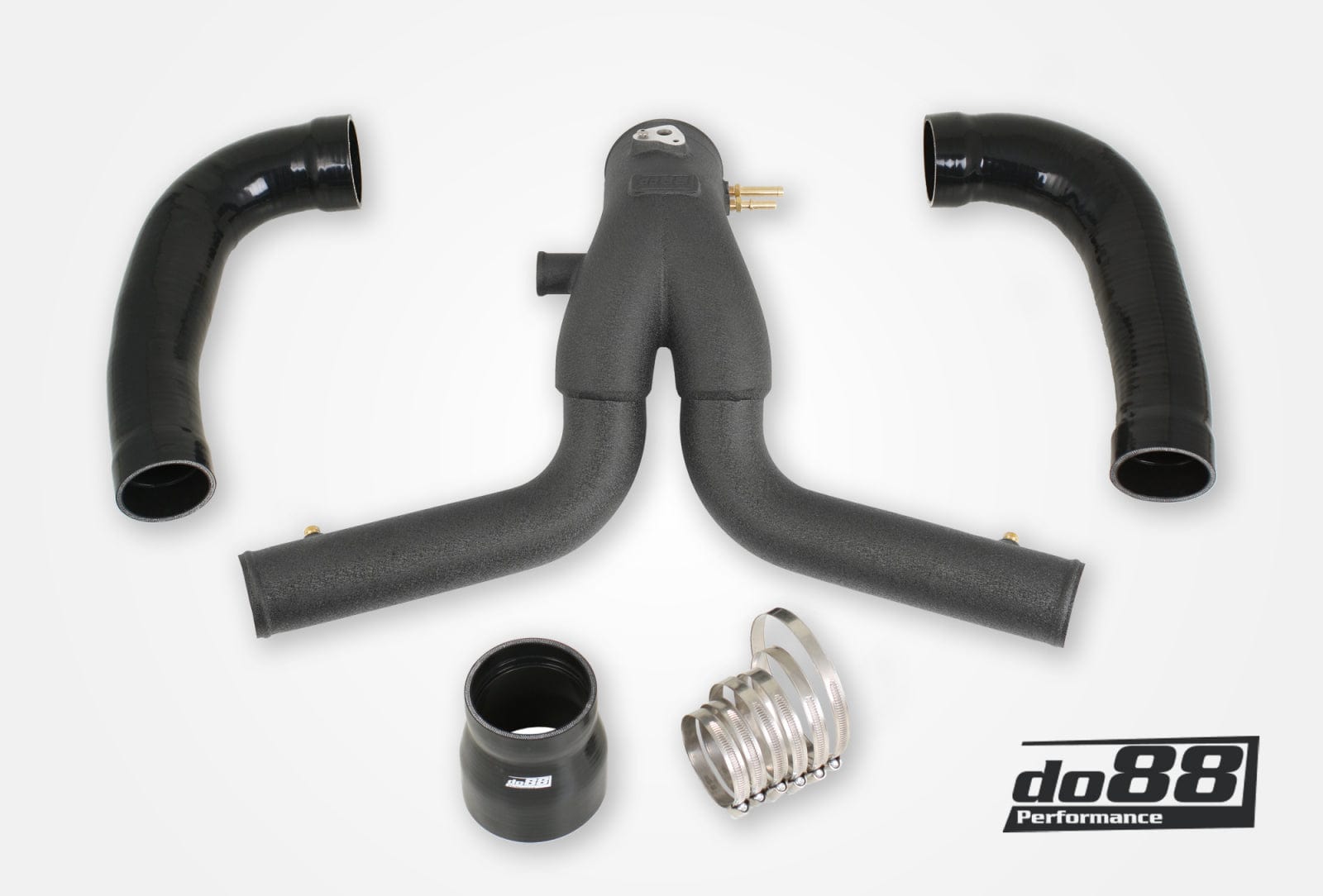 Kies-Motorsports Do88 Do88 Porsche 911 Turbo (991.1) 2013-15 Y-Pipe, Black for do88 IC Main image