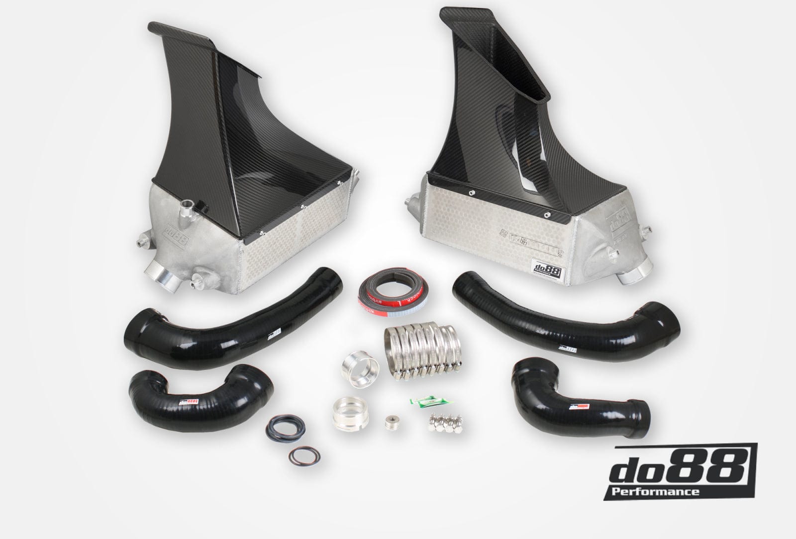 Kies-Motorsports Do88 Do88 Porsche 911 Turbo (991) Intercooler kit MERA for OEM Y-pipe Main image