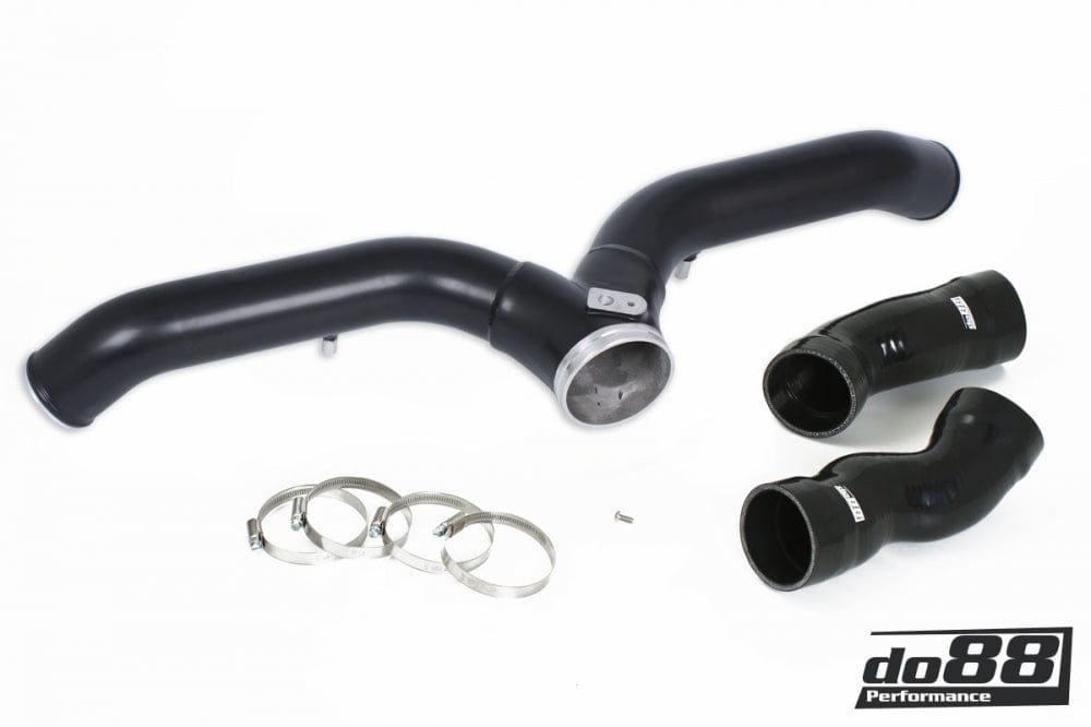Kies-Motorsports Do88 Do88 Porsche 997.1 Turbo Y-Pipe, Black for ICM-230 do88 IC Main image