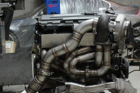 Kies-Motorsports DOCRace BMW 335i N54 Top Mount Turbo Hot Parts Kit Ceramic Coated