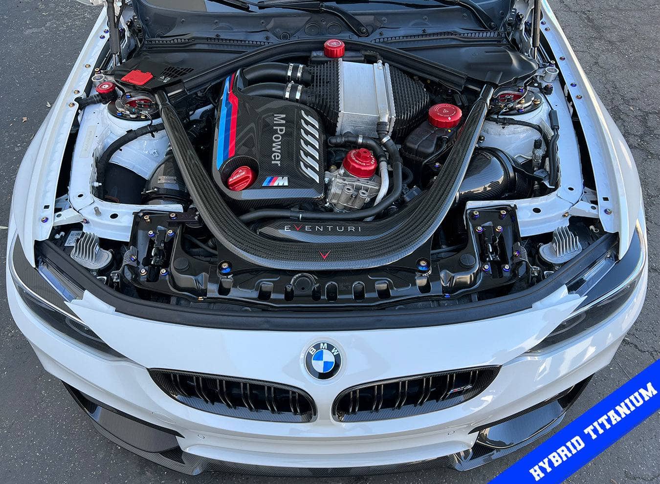 Kies-Motorsports Downstar inc. Hybrid Titanium BMW 2014-2019 M2C/M3/M4 Dress Up Hardware Kit (F80/F81/F82/F87) Main image