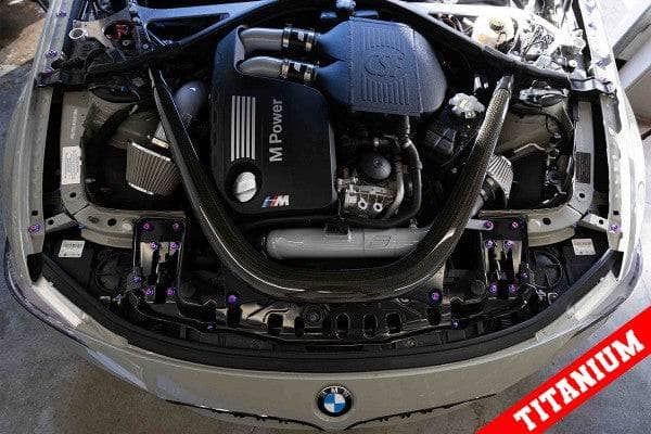 Kies-Motorsports Downstar inc. Titanium BMW 2014-2019 M2C/M3/M4 Dress Up Hardware Kit (F80/F81/F82/F83/F87) Main image