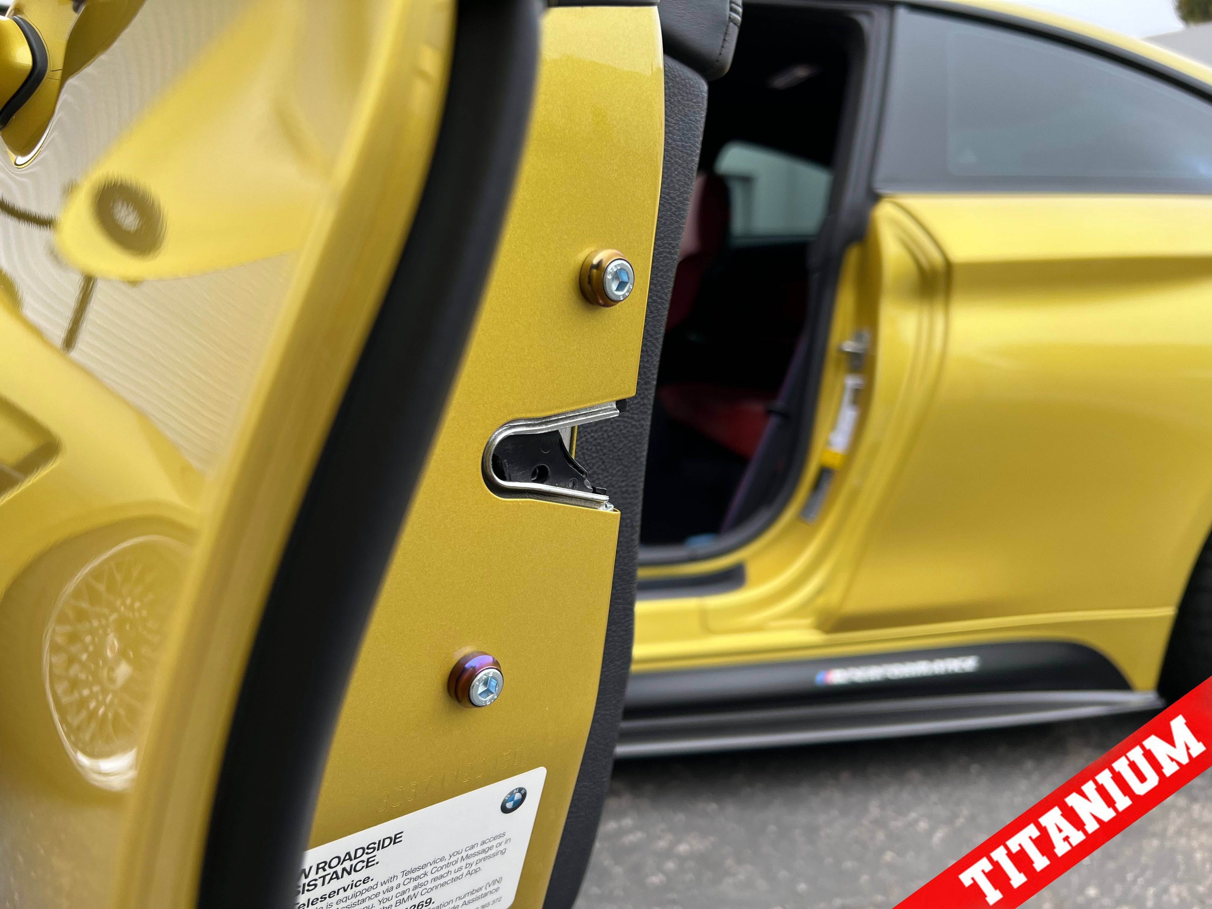 Kies-Motorsports Downstar Inc. Titanium BMW Door Lock Billet Dress Up Hardware Main image
