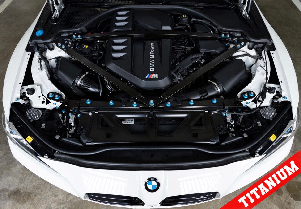 Kies-Motorsports Downstar inc. Titanium BMW G8x 2020+ Billet Dress Up Hardware Kit (M3/M4)