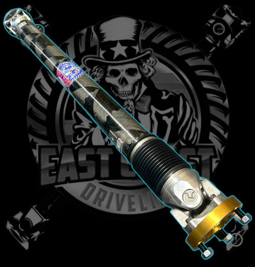 Kies-Motorsports East Coast Driveline 2009-2016 BMW Z4 sDrive35i/sDrive35is N54 3.0L Driveshaft HD 1 Piece Driveshaft for the Dual Clutch DCT / Z4902- BMW OEM 26107614436 , 26-10-7-614-436. Replaces 26107606103 , 26-10-7-606-103